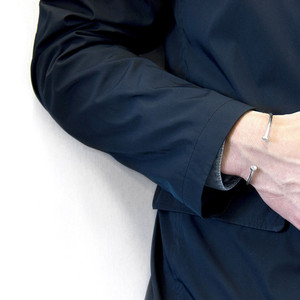 Bracciale Ditton Round Midi Wayfarer in argento - Product Image 4