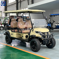 Voiturette de golf électrique 6 places tout-terrain à batterie lithium, véhicule utilitaire, buggy de chasse – Vente en gros directe usine