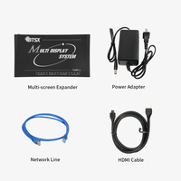 Controlador de Video Wall Industrial Profesional 1 Entrada 4 Salidas 4K60 HDMI/DP a 4x2K60 Splicer para Proyección LED LCD y Esports