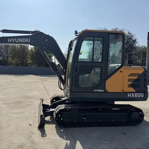 Heavy Duty HX60G Hydraulic Mini Digger 5850kg Crawler Bagger 6 Ton Small Excavator <b>Load</b>-Sensing Hydraulics 0.21m Bucket High - Product Image 4