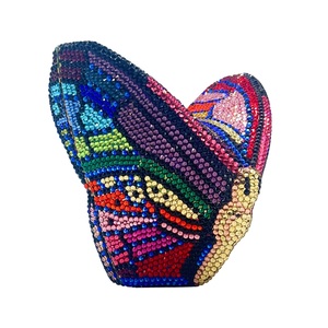 Women Butterfly Crystal Evening Bag Luxury Rhinestone Clutch <b>Purse</b> with Detachable Metal Chain Cocktail Club Handbag - Product Image 6