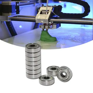 Roulements d'imprimante 3D de haute précision Type V double roue en V solide roue à fente en V POM avec MR105ZZ 625ZZ