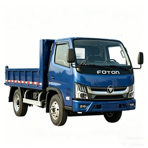 Camion <span class=keywords><strong>benne</strong></span> léger Foton 120 CV 4x2 avec cabine à toit plat de 3,18 m et <span class=keywords><strong>benne</strong></span> hydraulique pour le transport de chantier - Vente directe usine - Product Image 1