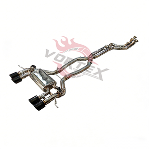 Sistema de Escape Catback Vortex de Acero Inoxidable 304 con Acabado Espejo para M3 G80 M4 G82 M2 G87 S58 3.0T, Sistema de Escape de Igual Longitud - Product Image 2
