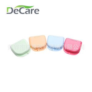 DeCare Dental Retainer Case With Holes Small Center Opening Tooth <b>Box</b> PP Material - Product Image 4