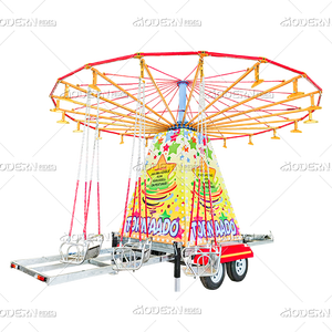 Cơ khí trò chơi Trailer gắn vui chơi giải trí Rides đu di động đi Xe bay Ghế đi xe với Trailer cho bán - Product Image 2