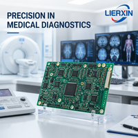 Circuit imprimé de traitement des signaux d'imagerie médicale de haute précision