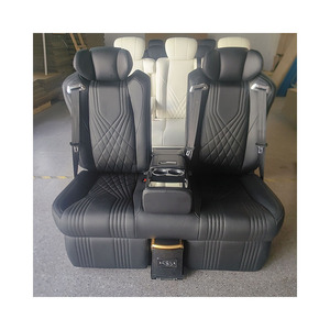 Siège de voiture de luxe réglable en cuir de haute qualité, personnalisé en usine, avec fonction lit/siège relevable pour camion arrière - Product Image 1