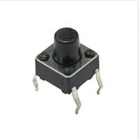 Interrupteur tactile Xinxing 6x6 à 4 broches DIP, bouton-poussoir momentané pour application de circuit imprimé de jouet, Guangdong