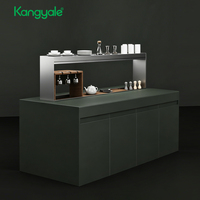 Armário Base para Ilha de Cozinha Kangyale com Sistema de Elevação Automática, Plataforma de Elevação Elétrica e Rack de Armazenamento com Elevação Elétrica