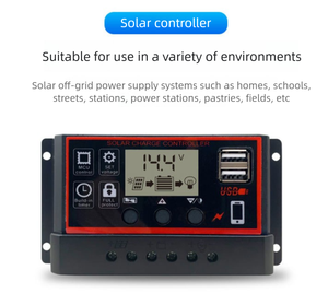XZJ suministro directo al por mayor 12V24V controlador de carga Solar PWM, 10A/20A/30A regulador de cargador inteligente para sistema de luz de calle - Product Image 6