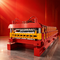 Machine de formage de rouleaux de tuiles métalliques à double couche, prix direct usine, à vendre