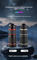 Kit d'objectif zoom télescopique professionnel pour téléphone avec autofocus en métal pour les voyages, les sports et les concerts