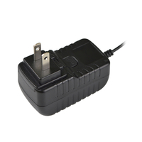 Adaptateur secteur AC/DC interchangeable 6V 12V 24V 12W Prise US EU UK AU 5.5*2.1mm CE FCC RoHS pour petits appareils électroniques OEM