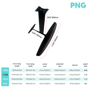 OEM/ODM Factory JFS-Axis PNG 1150 Carbon HydroFoil Board Front Wing Foil Sup Surfing Pump and Glide Series Hydrofoil <b>Set</b> JFS SP - Product Image 4