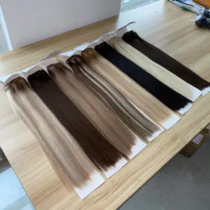 Factory Direct European Real Natural Extensiones Cabello Natural Remy Human Cuticle Intact Clip In Hair Extension