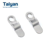 Boutons de fixation robustes en acier argenté antirouille pour cadres photo, crochets de maintien durables en métal pour dos de cadre photo