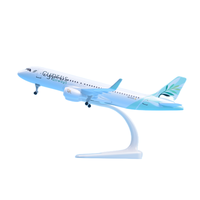 Airbus A320 Alloy Aircraft Model 1:200 Scale 18.5cm Desktop Display Aviation Training Tool Custom Logo