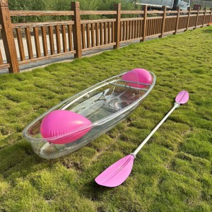 Kayak Transparente <span class=keywords><strong>de</strong></span> PC <span class=keywords><strong>de</strong></span> 2.44m para 1 Persona, Colorido, Ligero, Directo <span class=keywords><strong>de</strong></span> Fábrica, para Pesca y Recreación en Lagos - Product Image 1