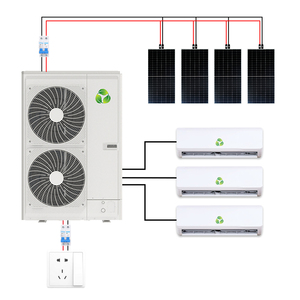 Climatiseur solaire hybride CA/CC multizone 36 000BTU-72 000BTU avec 5 zones Mini Split avec <span class=keywords><strong>panneaux</strong></span> <span class=keywords><strong>solaires</strong></span> - Product Image 4
