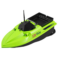 Bateau de pêche à double positionnement GPS-BeiDou en plastique ABS avec distributeur d'appâts automatique 12V à basculement et un seul bouton