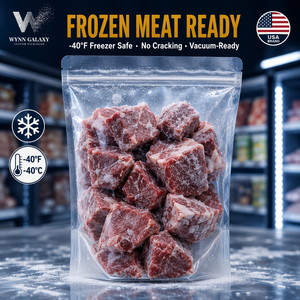 US Stand Up Pouch 20*30*4cm 7.9*11.8*1.6in <b>Zip</b> Lock Resealable Transparent Rice Grain Nut Coffee Food <b>Bag</b> Custom OEM - Product Image 1
