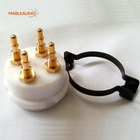 GZC4-T-1 prises de tube en téflon CMC 4pin pour amplificateur de guitare bricolage soupapes à vide douilles de tube