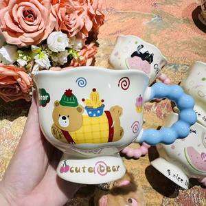Taza <span class=keywords><strong>de</strong></span> Cerámica con Diseño <span class=keywords><strong>de</strong></span> Dibujos Animados, Linda Taza con Cuchara <span class=keywords><strong>de</strong></span> 350 ml, Caja <span class=keywords><strong>de</strong></span> Regalo para Niñas, Regalo <span class=keywords><strong>de</strong></span> Cumpleaños, Desayuno, Hogar, Oficina - Product Image 5