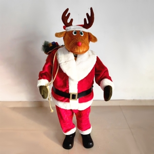 Père Noël dansant grandeur nature, décorations <span class=keywords><strong>de</strong></span> Noël <span class=keywords><strong>de</strong></span> haute qualité pour l'intérieur, cadeaux <span class=keywords><strong>de</strong></span> Noël, décorations <span class=keywords><strong>de</strong></span> Noël animées pour l'extérieur avec <span class=keywords><strong>musique</strong></span> - Product Image 4