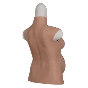 Factory Realistic Artificial False Pregnancy Belly Pregnancy <strong>Baby</strong> Bump Pregnant Belly for Crossdresser Cosply Props Halloween - Product Image 5