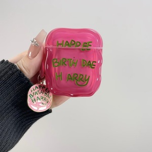 เหมาะสำหรับเคส AirPods รุ่นที่ 4 สไตล์อังกฤษเรียบง่าย พร้อมจี้ห้อย ป้องกันได้เต็มที่และกันกระแทก - Product Image 4