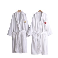 Peignoir en coton éponge à poils coupés, col kimono, absorbant et séchant rapidement, 1200g, en velours coupé, pour hôtels cinq étoiles et usage en gîte, vente en gros