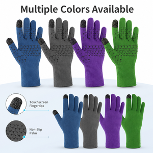 Gants en silicone imperméables et résistants au froid, antidérapants, résistants à l'usure, design épais, adaptés au cyclisme, à la pêche et à l'utilisation en chaîne du froid - Product Image 2
