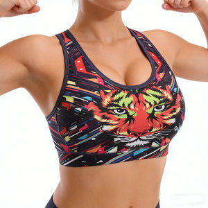 Reggiseno Sportivo da Donna, Top Corto Sportivo ad Alto Supporto, Taglie Forti, Senza Cuciture per Palestra - Product Image 6