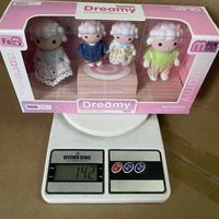 Meuble de jeu en plastique sur le thème du lapin et du gâteau, coiffeuse de simulation pour jeu d'imitation, cadeau pour cours de formation à l'interaction parent-enfant