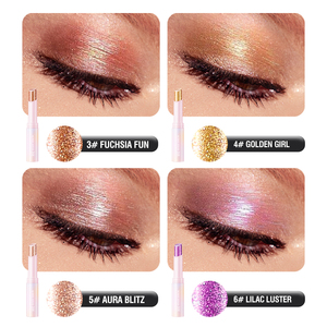 Highlight Eyeshadow Powder Dark Skin Tone Waterproof Pearlescent Fine Shimmer Long-lasting - Product Image 6