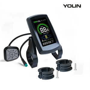 Pantalla a color <span class=keywords><strong>de</strong></span> 3.0 pulgadas para bicicleta eléctrica Yolin YL-80C-C, nueva, con protocolo UART <span class=keywords><strong>de</strong></span> 36V/48V, accesorios para controlador <span class=keywords><strong>de</strong></span> bicicleta eléctrica. - Product Image 3
