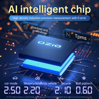 Gonfleur de pneu électrique ABS multifonction Portable pompe électrique de voiture à écran tactile Intelligent rapide