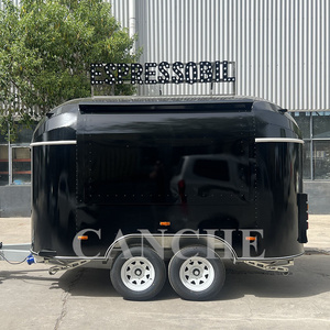 Camion de restauration entièrement équipé en acier inoxydable pour la vente de fast-food et de snacks, remorques de concession personnalisées à vendre - Product Image 4