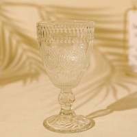 Groothandel Europese Stijl Luxe Romantische Rode Wijn Handgeblazen Vintage Glazen Beker Voor Feestjes Kleurrijke Unieke Wijnglazen