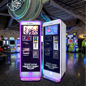 Funpark Distributeur automatique à pièces <span class=keywords><strong>en</strong></span> métal avec é<span class=keywords><strong>change</strong></span> automatique <span class=keywords><strong>de</strong></span> devises pour adultes et enfants à l'intérieur - Product Image 1