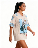 Maillot de rugby personnalisé avec impression par sublimation intégrale, manches courtes, séchage rapide, respirant, résistant aux déchirures, en polyester