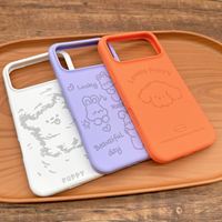Coque de téléphone en silicone à motif personnalisé pour iPhone 14 15 16 17 18 Pro – Housse arrière de protection antichoc imprimée DIY motif dessin animé mignon – Vente en gros