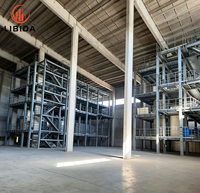 Estructura de Acero de Alto Rendimiento, Marco de Acero con Certificación CE, Marco de Portal de Acero Personalizado, Estructura Prefabricada para Edificios, Almacén Industrial Resistente al Viento