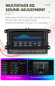 หน้าจอสัมผัสมัลติมีเดียในรถยนต์ Android 15 สำหรับ VW Skoda Golf Polo <span class=keywords><strong>Passat</strong></span> <span class=keywords><strong>B5</strong></span> B6 Jetta พร้อมช่องใส่ SD การ์ด ติดตั้งบนแผงหน้าปัด วิทยุ GPS ระบบไร้สาย CarPlay - Product Image 6