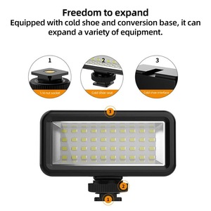 Lampe de plongée étanche 40M LED pour <span class=keywords><strong>GoPro</strong></span> Hero 13 12 11 10 9 <span class=keywords><strong>8</strong></span> Insta360 DJI Osmo Action - Accessoire pour caméra - Product Image 2