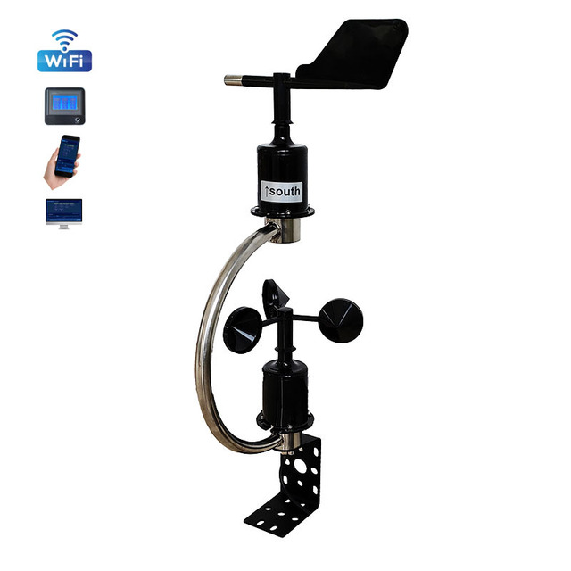 CE & RoHS Certified RS485 LORA LORAWAN Wireless Wind Speed Direction 2 in 1 Sensor Anemometer for Tower Crane