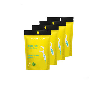 <span class=keywords><strong>Fil</strong></span> <span class=keywords><strong>dentaire</strong></span> 2-en-1 avec brosse interdentaire, bâtonnets de <span class=keywords><strong>fil</strong></span> <span class=keywords><strong>dentaire</strong></span> double tête saveur menthe <span class=keywords><strong>pour</strong></span> un nettoyage en profondeur des dents - Product Image 5
