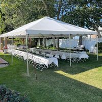 20 'x 30' Fiesta Toldo Marco Carpa Gazebo Toldo Aluminio Pvc Marco a prueba Carpas para la venta