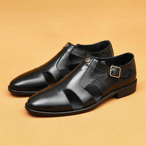 En el verano de 2025 sandalias de moda hechas a mano de diseñador, ropa formal de cuero genuino y zapatos de cuero Romano - Product Image 5